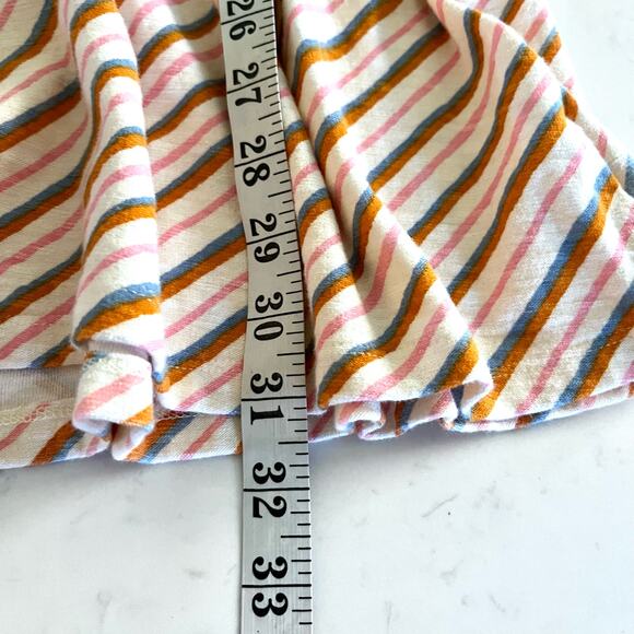 Soft Gallery Candy Stripe girls ecru summer short sleeve dress size 12 - Picture 7 of 9